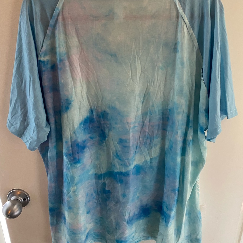V neck short sleeve summer top